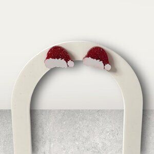 Santa Claus Hat Stud Earring
